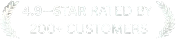 4.9-Star Rated by 400+ Customers